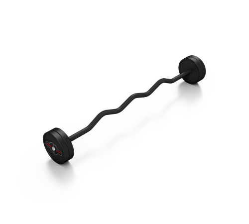 Штанга Steel Rubber Curl 15 кг - Marbo Sport Штанга Steel Rubber Curl 15 кг - Marbo Sport