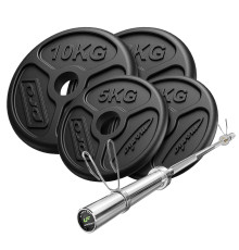 Грифи та диски олімпійські Marbo Sport MW-45kg-OLI 45 кг