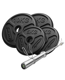 Грифи та диски олімпійські Marbo Sport MW-45kg-OLI 45 кг
