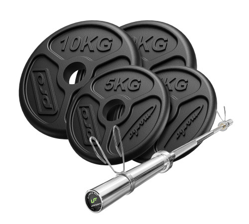 Грифи та диски олімпійські Marbo Sport MW-45kg-OLI 45 кг