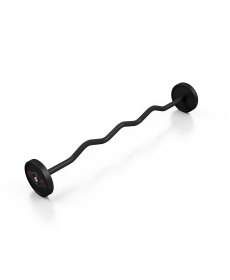 Штанга Steel Rubber Curl Barbell 10 kg - Marbo Sport
