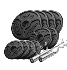 Грифи та диски олімпійські Marbo Sport MW-55kg-OLI 55 кг