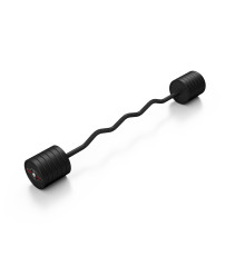 Штанга Steel Rubber Curl 55 кг чорна - Marbo Sport