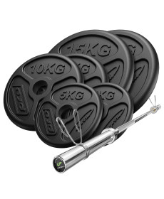 Грифи та диски Marbo Sport MW-75kg-OLI 75 кг