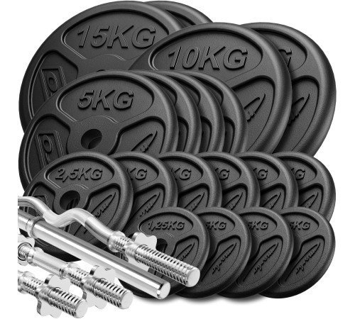 Грифи та диски Marbo Sport MW-113KG-SLIM 113 кг
