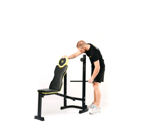 Набір дисків Besport PowerPro 109 кг з лавою WB‑003
