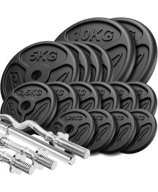 Грифи та диски Marbo Sport MW-83KG-SLIM 83 кг