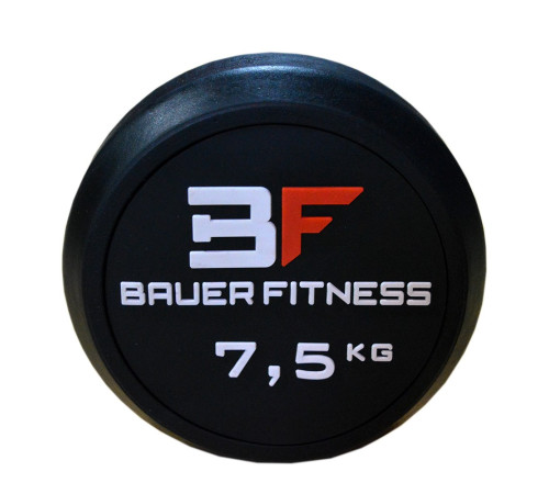 Штанга пряма з гумовим навантаженням 25 кг Bauerfitness AC-1215 Штанга пряма з гумовим навантаженням 25 кг Bauerfitness AC-1215