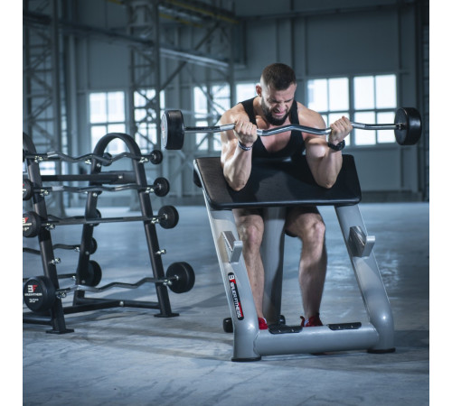 Штанга пряма з гумовим навантаженням 25 кг Bauerfitness AC-1215 Штанга пряма з гумовим навантаженням 25 кг Bauerfitness AC-1215