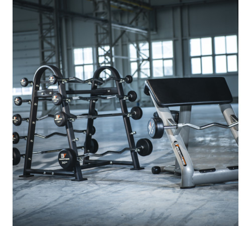Штанга пряма з гумовим навантаженням 25 кг Bauerfitness AC-1215 Штанга пряма з гумовим навантаженням 25 кг Bauerfitness AC-1215