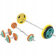 Gorilla Sports Zestaw 105 kg: sztanga + 2 hantle gwintowane