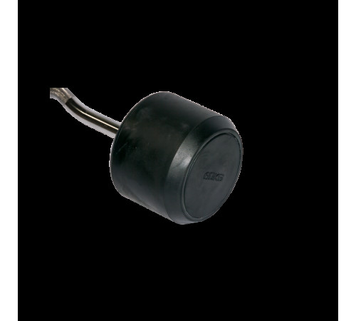 Ламана штанга з прогумованим вантажем 25 кг Bauerfitness AC-1235