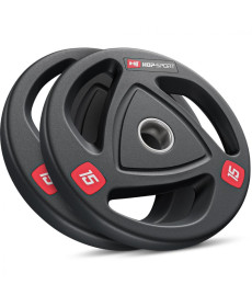 Набір дисків олімпійських Hop-Sport 2 х 15 кг