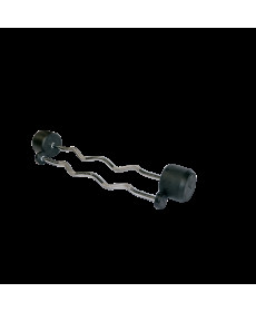 Ламана штанга з гумовим навантаженням 60 кг Bauerfitness AC-12312