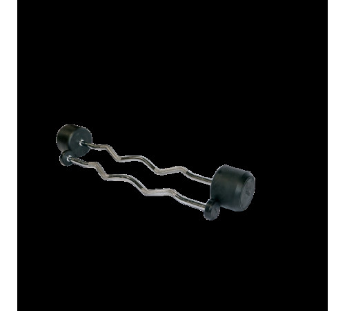 Ламана штанга з гумовим навантаженням 60 кг Bauerfitness AC-12312
