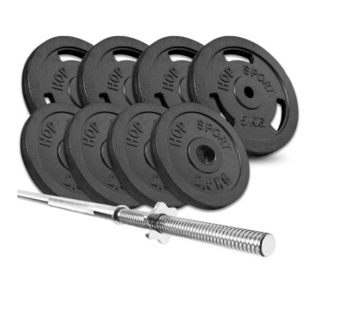 Штанга Hop‑Sport STRONG 39 кг