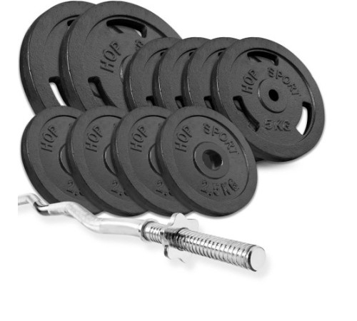 Штанга Hop‑Sport STRONG 57 кг