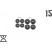 Набір 15 кг (4x1,25 та 4x2.5) дисків, покритих пластиком (31 мм)