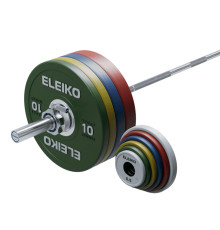 Штанга Eleiko Performance 190 кг, чоловіча, різнокольорова