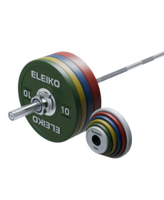 Штанга Eleiko Performance чоловіча 190 кг, різнокольорова
