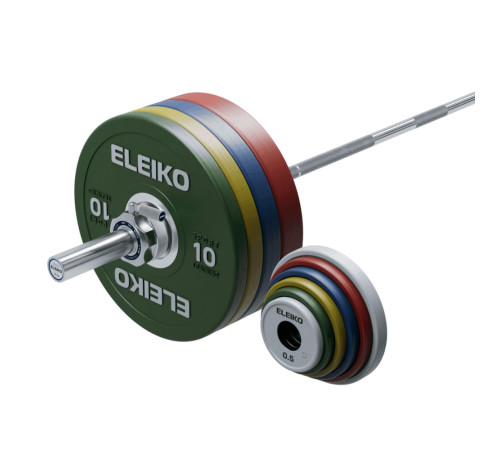 Штанга Eleiko Performance 190 кг, чоловіча, різнокольорова