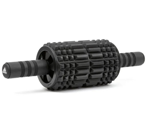 Ролик для фітнесу Adidas Foam Ab Roller 44 x 12,8 x 12,8 см, чорний