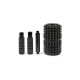 Ролик для фітнесу Adidas Foam Ab Roller 44 x 12,8 x 12,8 см, чорний