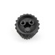Ролик для фітнесу Adidas Foam Ab Roller 44 x 12,8 x 12,8 см, чорний