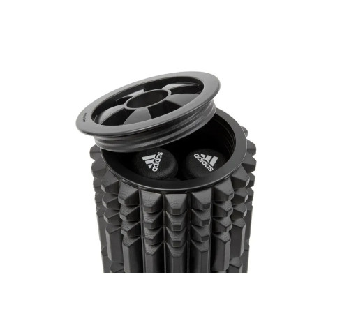 Ролик для фітнесу Adidas Foam Ab Roller 44 x 12,8 x 12,8 см, чорний