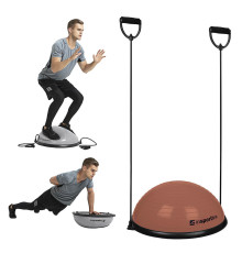 Подушка для балансування з підсиленням inSPORTline Dome UNI - коричневий