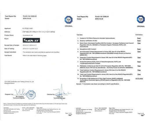 Червона оздоровча мата Movit для акупресури 130x50 см з шипами від болю у спині Червона оздоровча мата Movit для акупресури 130x50 см з шипами від болю у спині