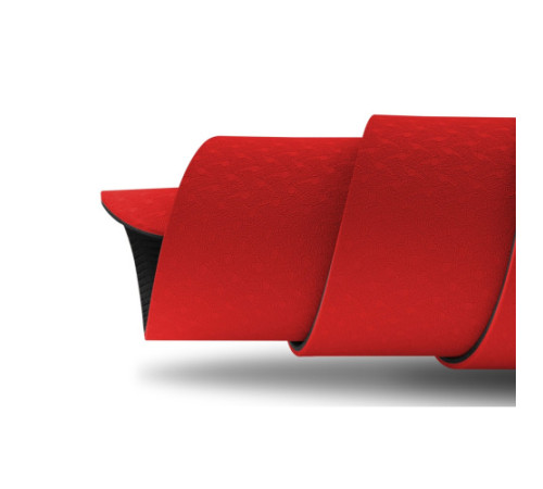 Килимок для фітнесу та йоги Hop-Sport HS-T006GM TPE 0,6 см червоний