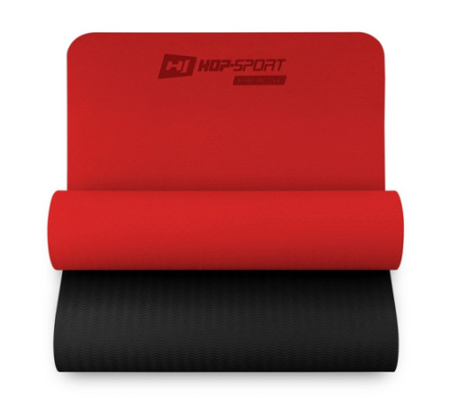 Килимок для фітнесу та йоги Hop-Sport HS-T006GM TPE 0,6 см червоний