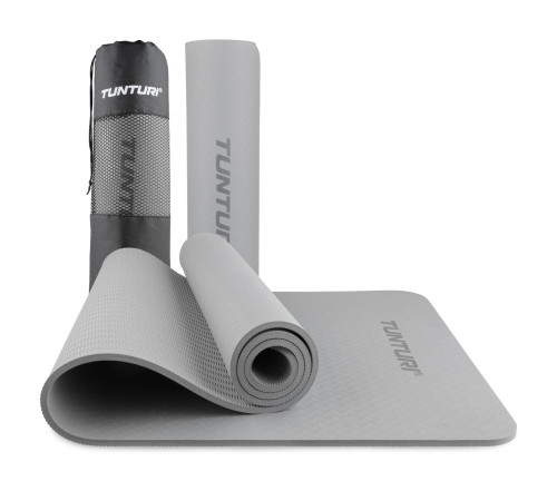 Килимок для йоги Tunturi Yoga Mat 8 мм, сірий
