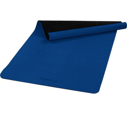Тренажерний килимок Movit Yoga, 190 х 100 см, темно-синій Тренажерний килимок Movit Yoga, 190 х 100 см, темно-синій