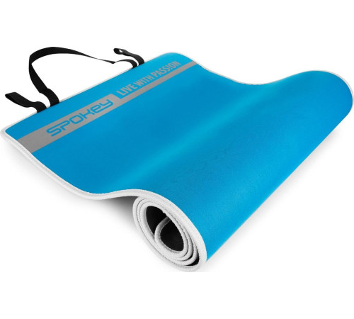 Фітнес-килимок Spokey Fleximat V 180 cm x 60 cm x 0.6 cm - блакитний Фітнес-килимок Spokey Fleximat V 180 cm x 60 cm x 0.6 cm - блакитний
