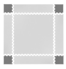 Куточки для килима для обладнання inSPORTline Simple сірий – 4 шт