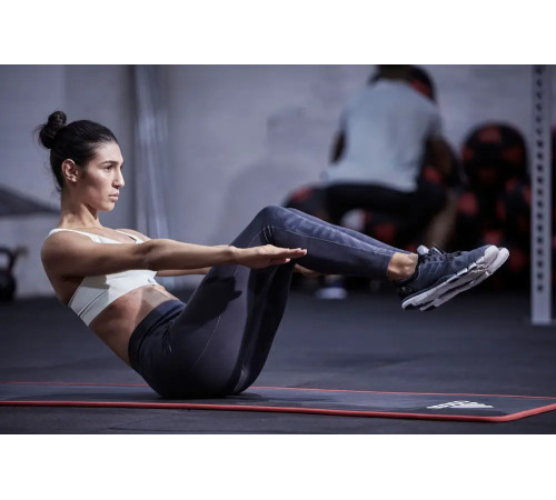 Килимок для тренуваннь Adidas Trainingsmatte 183 х 61 х 1 см, чорно-червоний