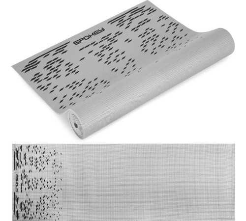Фітнес-килимок Spokey Lightmat II 180 cm x 60 cm x 0.4 cm - сірий Фітнес-килимок Spokey Lightmat II 180 cm x 60 cm x 0.4 cm - сірий