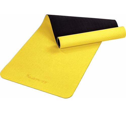Тренажерний килимок Movit Yoga, 190 х 60 см, жовтий Тренажерний килимок Movit Yoga, 190 х 60 см, жовтий