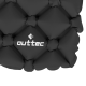 Надувний килимок Outtec 195х55х5 см з подушкою соти чорний