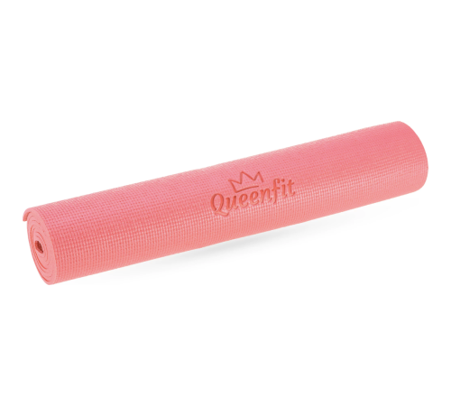 Килимок (мат) для фітнесу та йоги Queenfit 0,5 см темно-рожевий Килимок (мат) для фітнесу та йоги Queenfit 0,5 см темно-рожевий