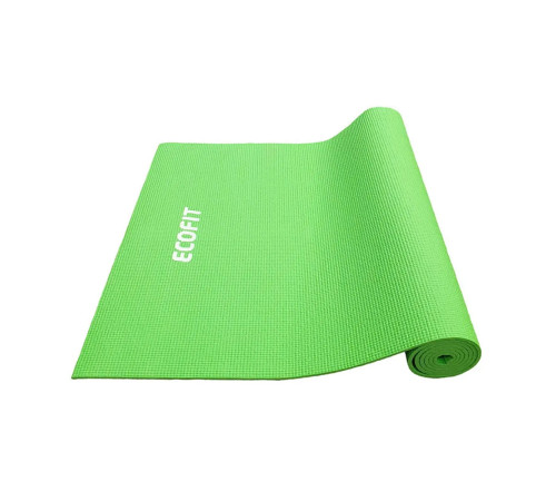 Килимок для вправ EcoFit MD9010, 173 х 61 х 0,6 см, зелений