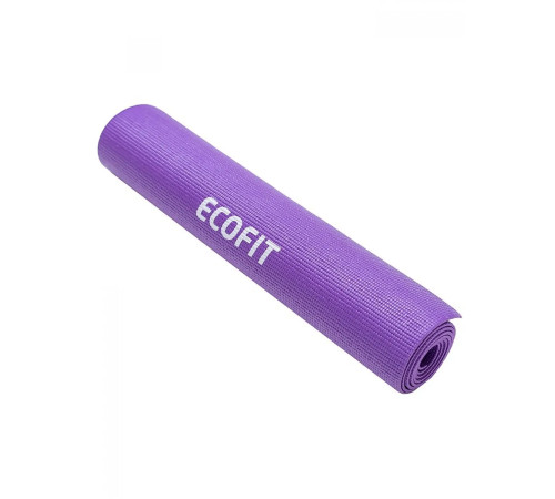 Килимок для вправ EcoFit MD9010, 173 х 61 х 0,6 см, фіолетовий