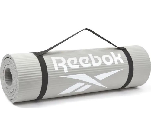 Килимок для фітнесу Reebok 10 мм, сірий