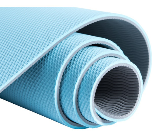 Килимок для вправ Pure2Improve TPE YOGA MAT 173x58x0,6 см блакитний