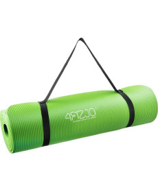 Килимок для йоги та фітнесу 4fizjo NBR 1CM - зелений 