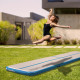 Килимок надувний Airtrack inSPORTline Airstunt 500x100x10 см, біло-синій