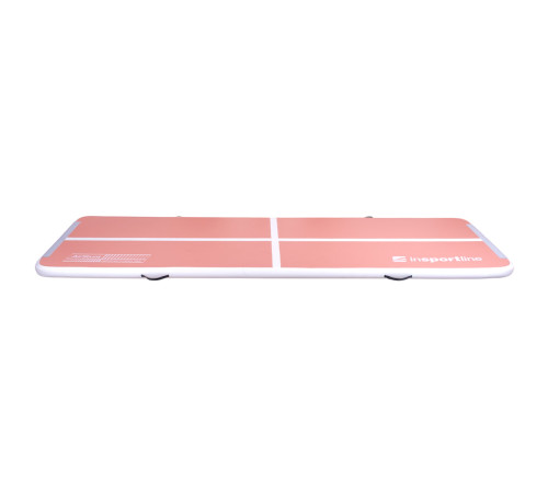 Килимок надувний Airtrack inSPORTline Airstunt 500x100x10 см, рожевий