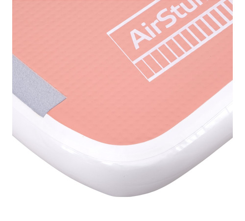Килимок надувний Airtrack inSPORTline Airstunt 500x100x10 см, рожевий